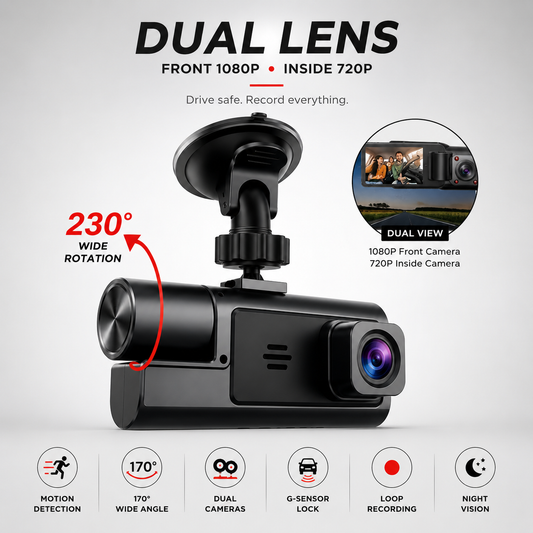 RoadKit™  Dual Dash Cam